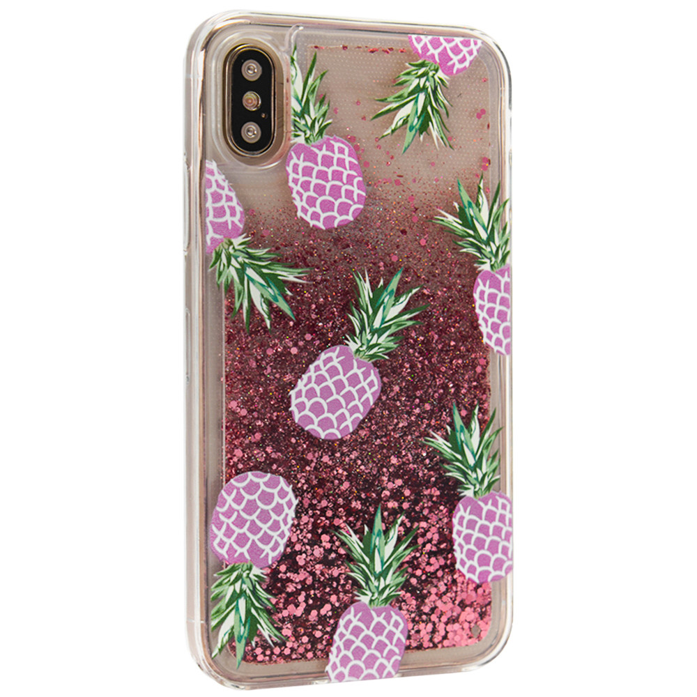 Plants с блестками TPU Case — Xiaomi Redmi 6A — Pineapple