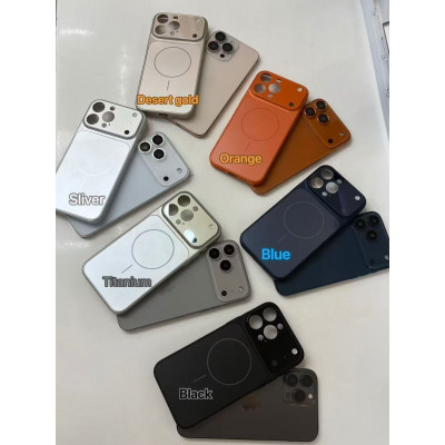 AG Glass Case With MagSafe &mdash; iPhone 15 Pro   &mdash; Orange