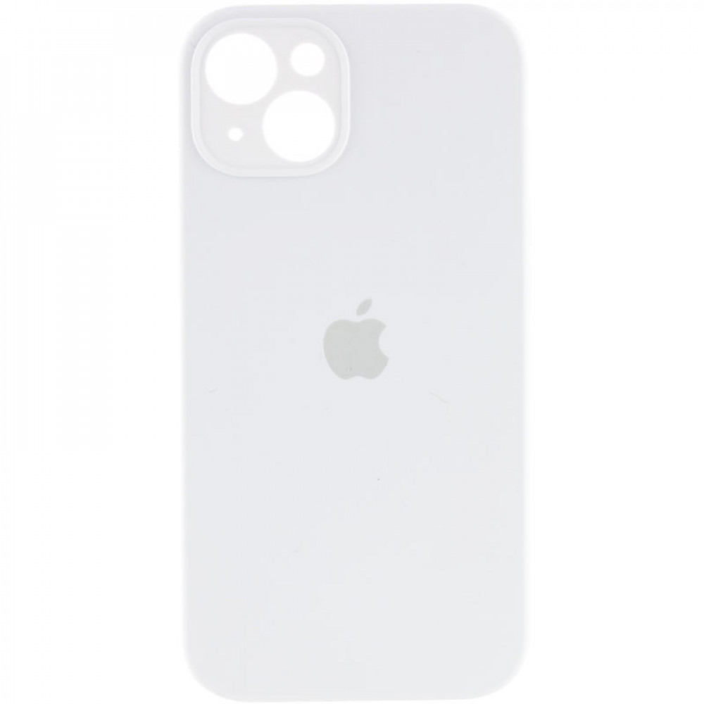 §Original Silicone Case with protective camera — iPhone 13 — White (9)