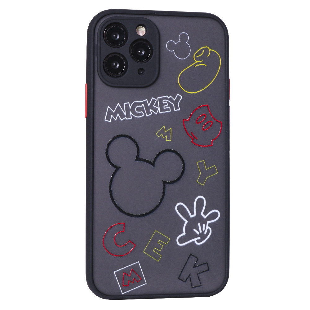 Stickers Series TPU Case iPhone 12 Pro 6.1" — Black