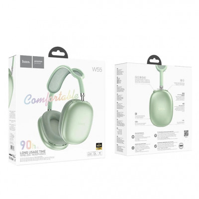 Купить Bluetooth Headphones &mdash; Hoco W55 &mdash; Green Ц-000080117 - KMT5