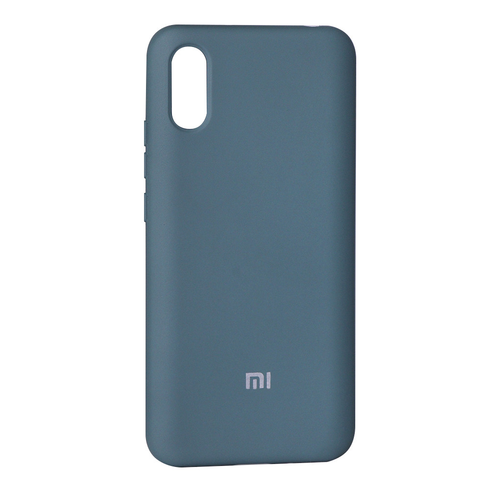 Original Silicone Case Xiaomi Redmi 9A — Gray Green