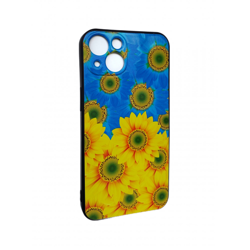 Soft Touch TPU Case with print — iPhone 13 — Соняшник