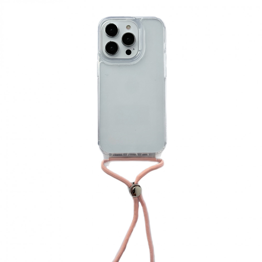 Cord TPU Case — iPhone 14 Pro — Pink Sand