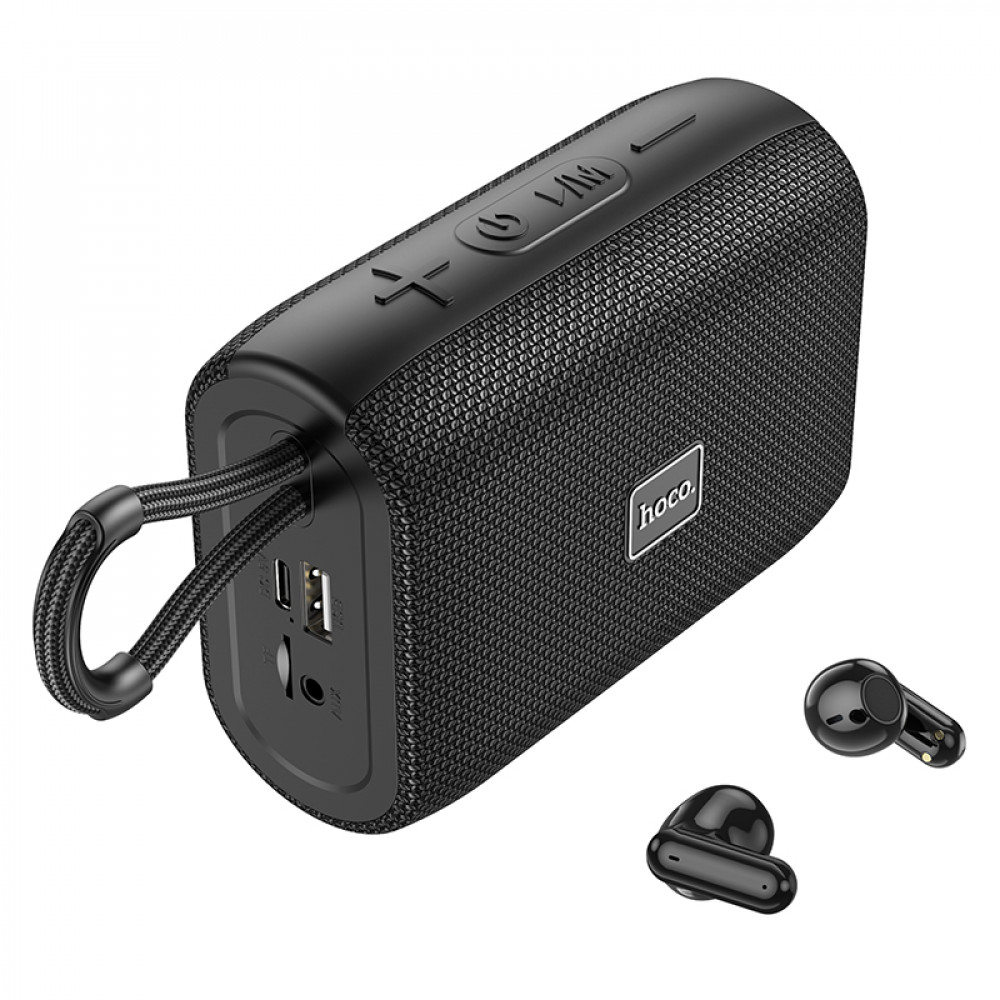 Speaker & Bluetooth Headset Hoco HC15 2-in-1 — Black