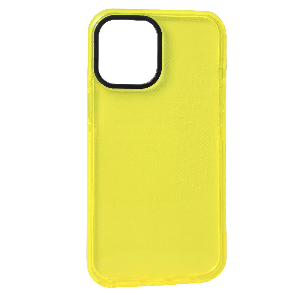 Neon TPU Case iPhone 12 Mini 5.4" — Lemon