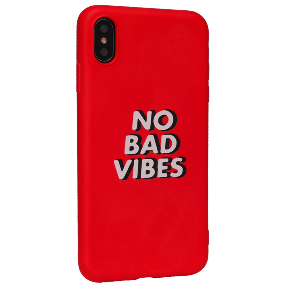 Bright Style Silicone Matte Case iPhone X ; XS — Vibes