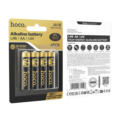 Купить Battery 1.5V &mdash; Hoco JA1B (4PCS) Ц-000083209 - KMT5