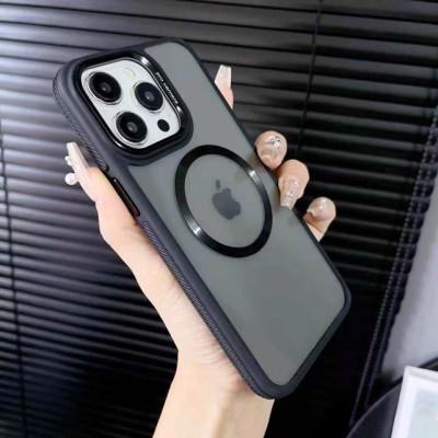 Black Hybrid Case With Magsafe &mdash; Samsung A17