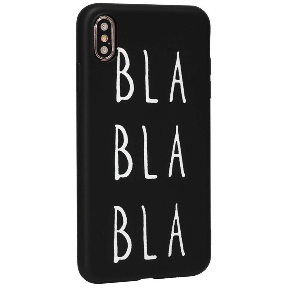 Viva Print Case  iPhone XS Max — 19 Bla Bla Bla