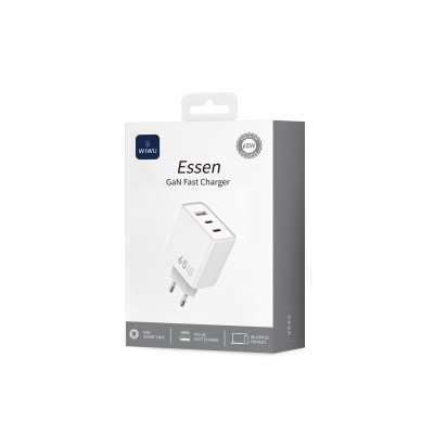 Купить Home Charger 65W 1U 2C Wiwu Wi-G005 EU Ц-000082536 - KMT5