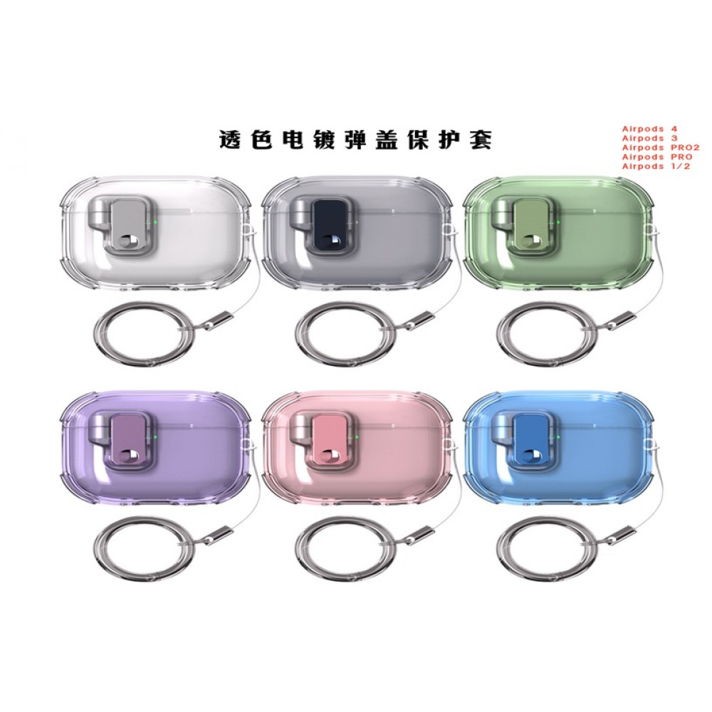 Airpods Case 1/2 Plastic Lock — Green