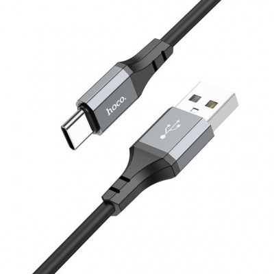 Кабель USB C 2.4A (1m) Hoco X86 &mdash; Black