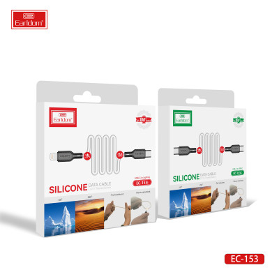 Купить Cable USB C to C 60W (1m) Earldom EC-153 C-C White Ц-000080987 - KMT5