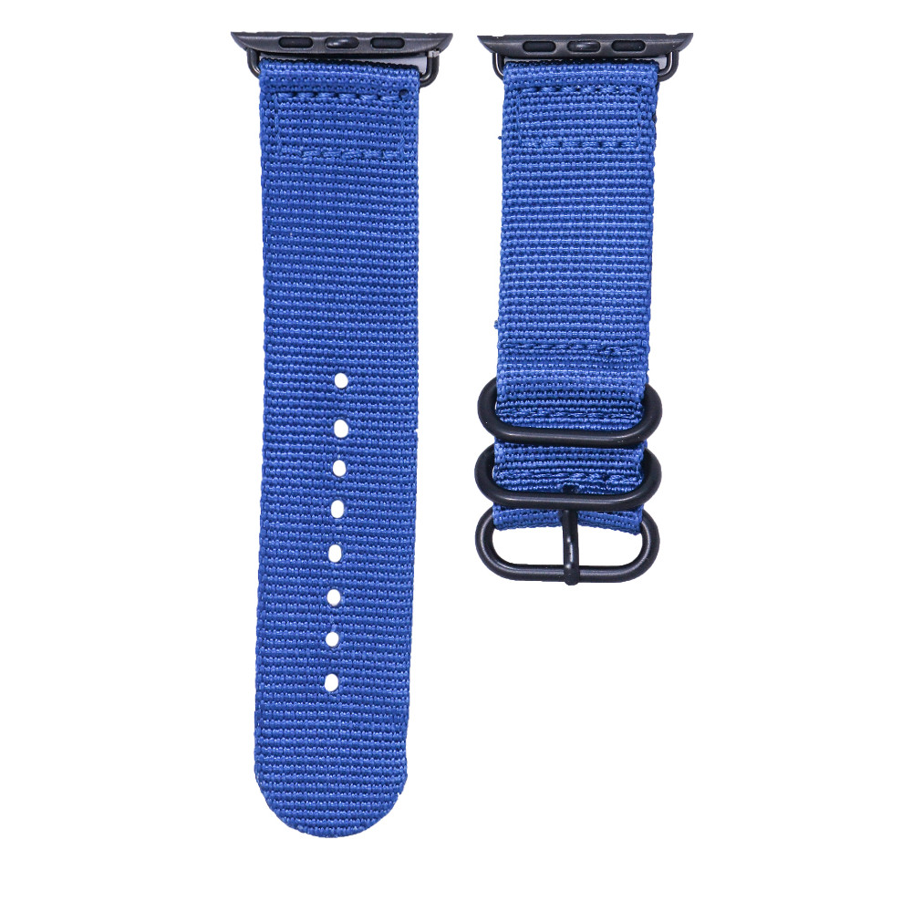 Ремінець Buckle Nylon Apple Watch 42 mm 44 mm 45 mm 49 mm — Blue