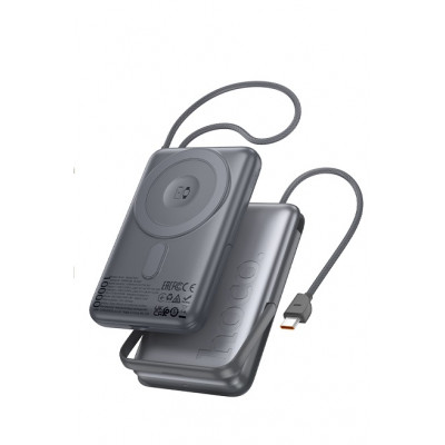 Power Bank 10000 mAh Magsafe &mdash; Hoco Q43 &mdash; Metal Gray