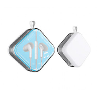 Купить Навушники з мікрофоном 3.5mm  Celebrat G15 &mdash; White Ц-000076008 - KMT5