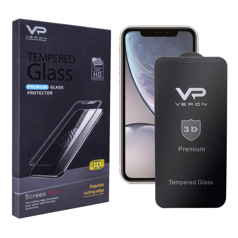 Захисне скло Veron 3D Curved Premium — iPhone 12 Mini 5.4" Black