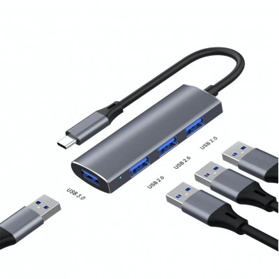 USB C HUB To 4 USB 4 PORT HUB 3.0