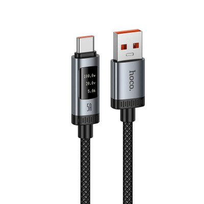 Кабель USB C 5A 100W (1m) Hoco U148