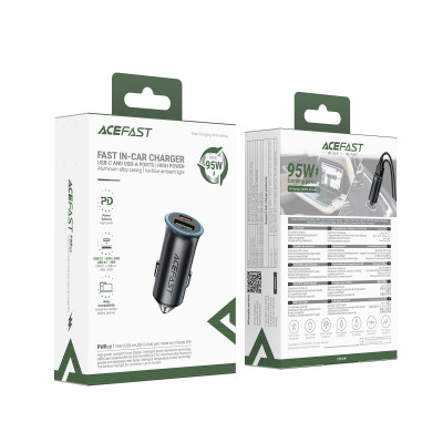 Купить Car Charger 95W 1U 1C Acefast B16 Ц-000083765 - KMT5