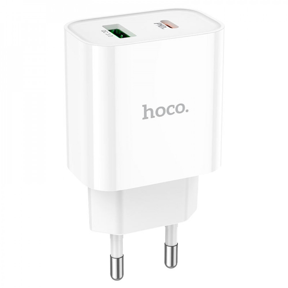 Home Charger 20W PD QC3.0 Hoco C80A — White