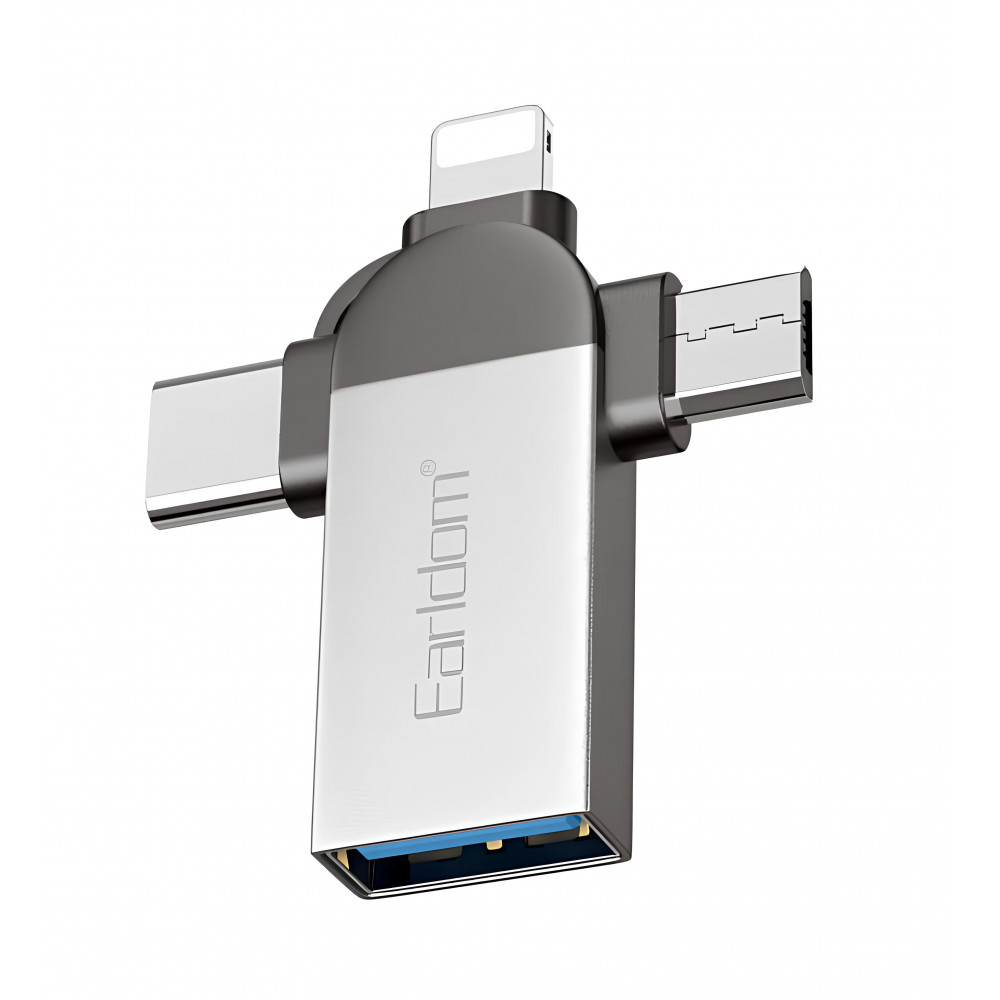 Adapter OTG USB3.0 To Micro USB , Lightning , USB C — Earldom ET-OT93