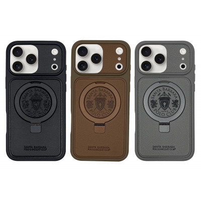 Купить Polo Primo Leather Case iPhone 17 Pro Max &mdash; Black Ц-000082178 - KMT5