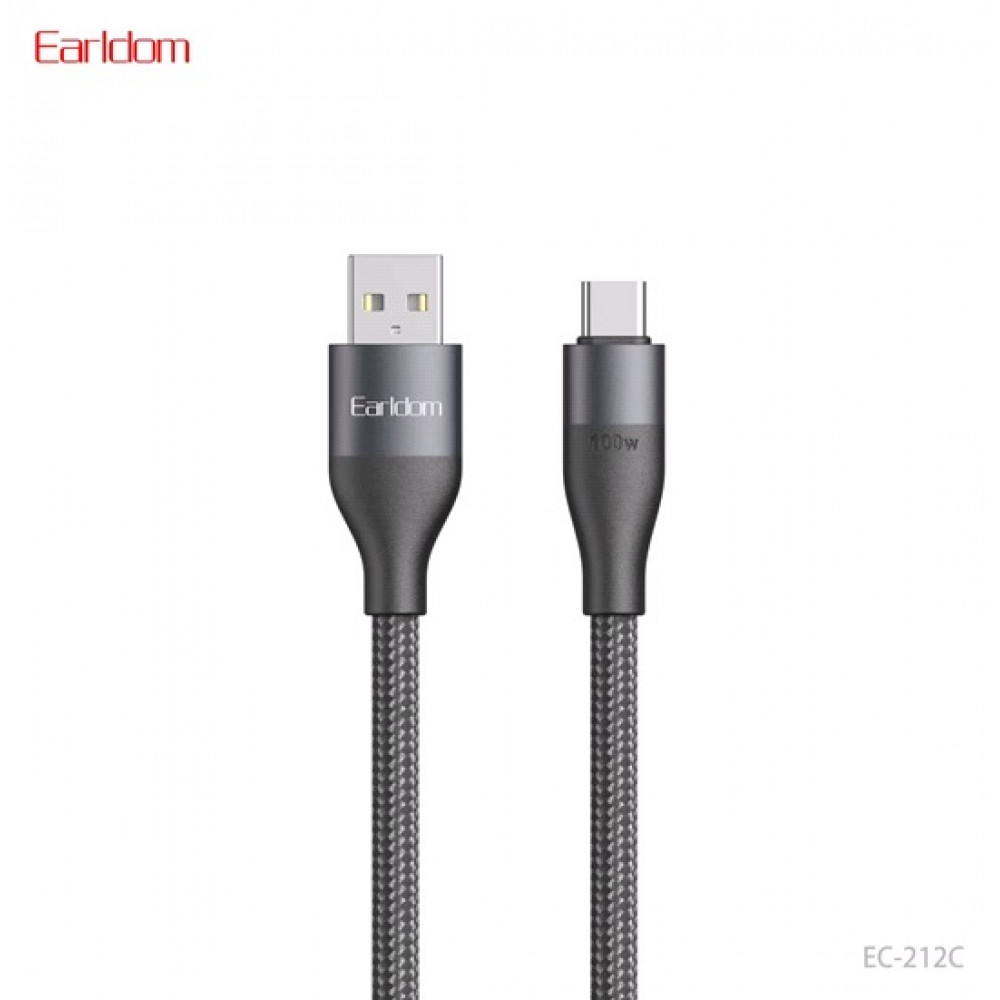 Cable USB C 2.4A (1m) &mdash; Earldom EC-212C