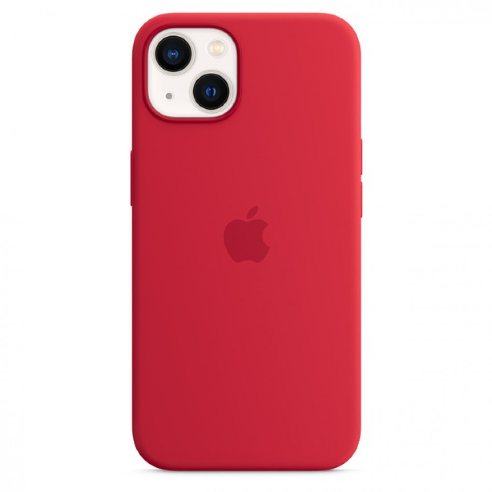 Original Silicone Case Full Size iPhone 15 Pro Max — Red (14)