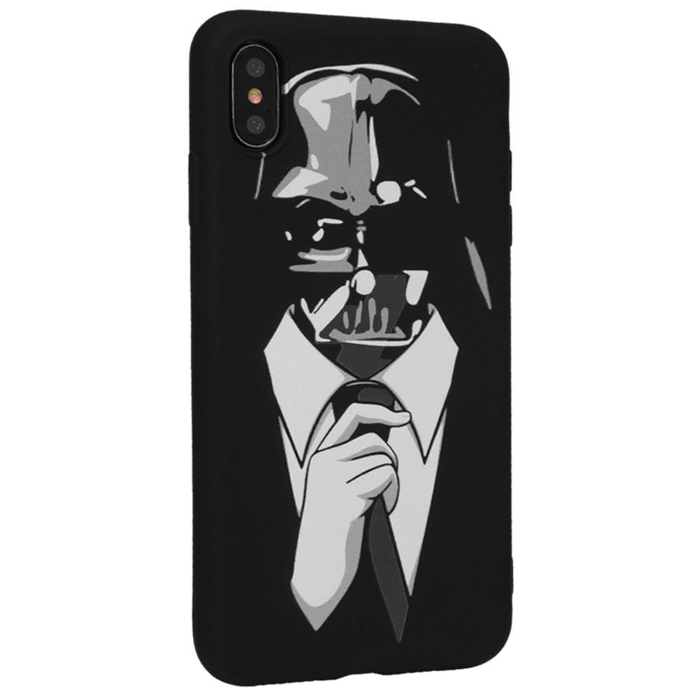 Bright Style Silicone Matte Case iPhone X ; XS — Papa Vader