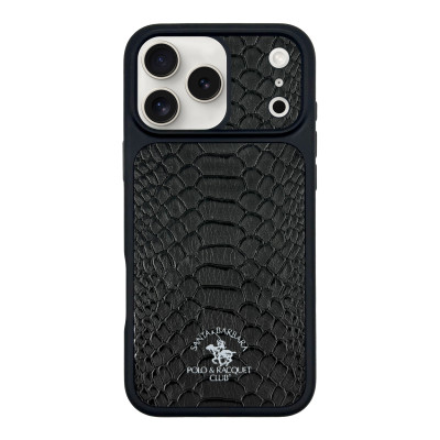 Polo Knight Leather Case iPhone 17 Pro &mdash; Black