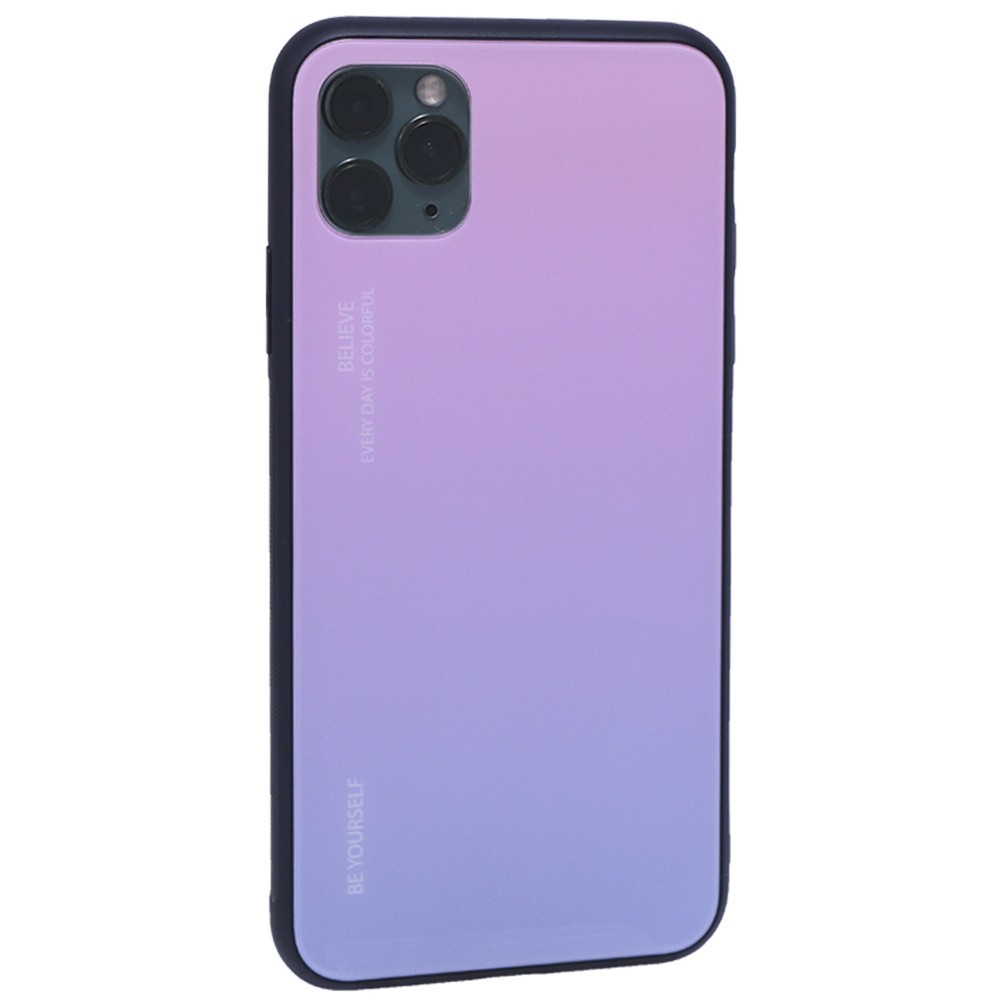 Gradient Glass Case iPhone 11 Pro Max — Powder