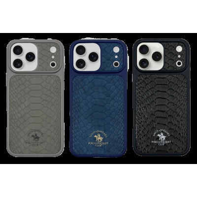 Купить Polo Knight Leather Case iPhone 16 Pro Max &mdash; Black Ц-000080058 - KMT5