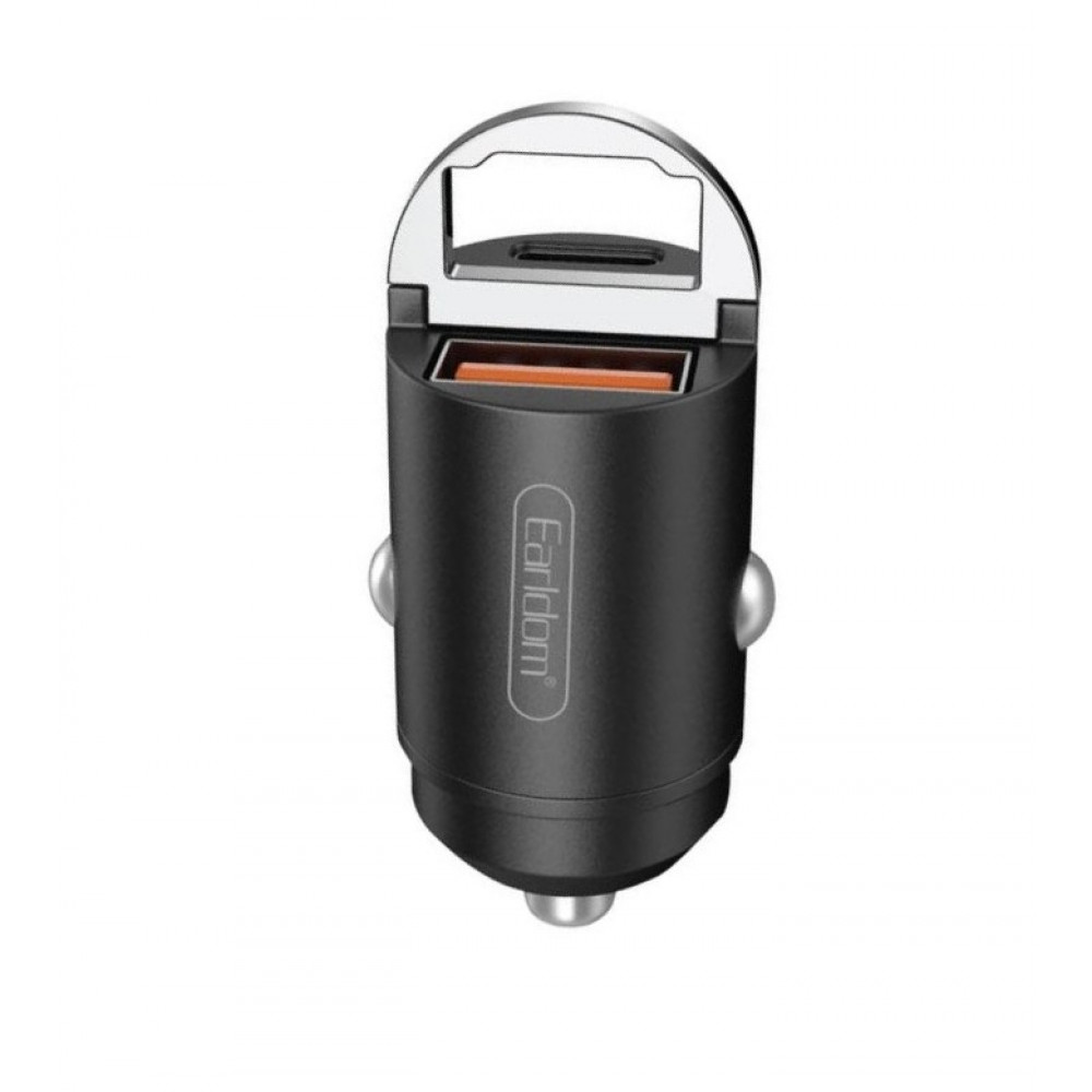 Car Charger 2.4A 1U 1C Earldom ES-CC3