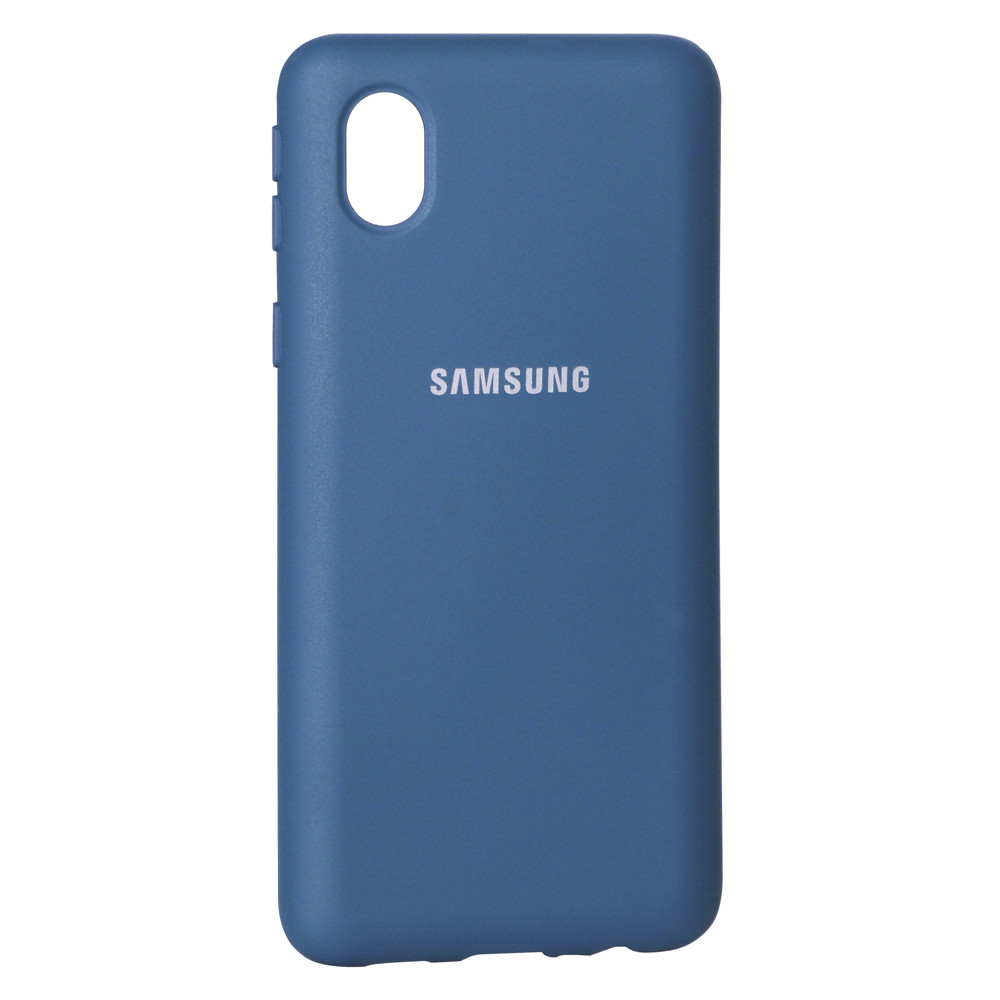 Original Silicone Cover Case — Samsung A01 Core — Pine Green